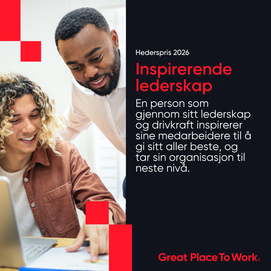 Hederspris inspirerende lederskap